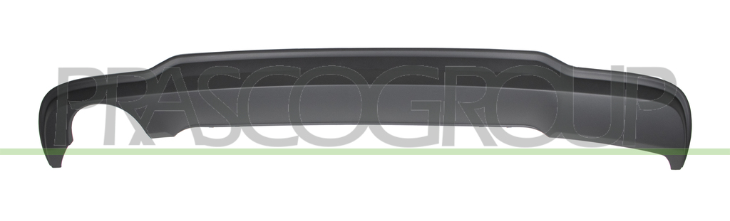 SPOILER PARAURTI POSTERIORE-NERO-GOFFRATO-CON SCARICO SINGOLO A SINISTRA-CON TRACCE PDC MOD. STATION WAGON