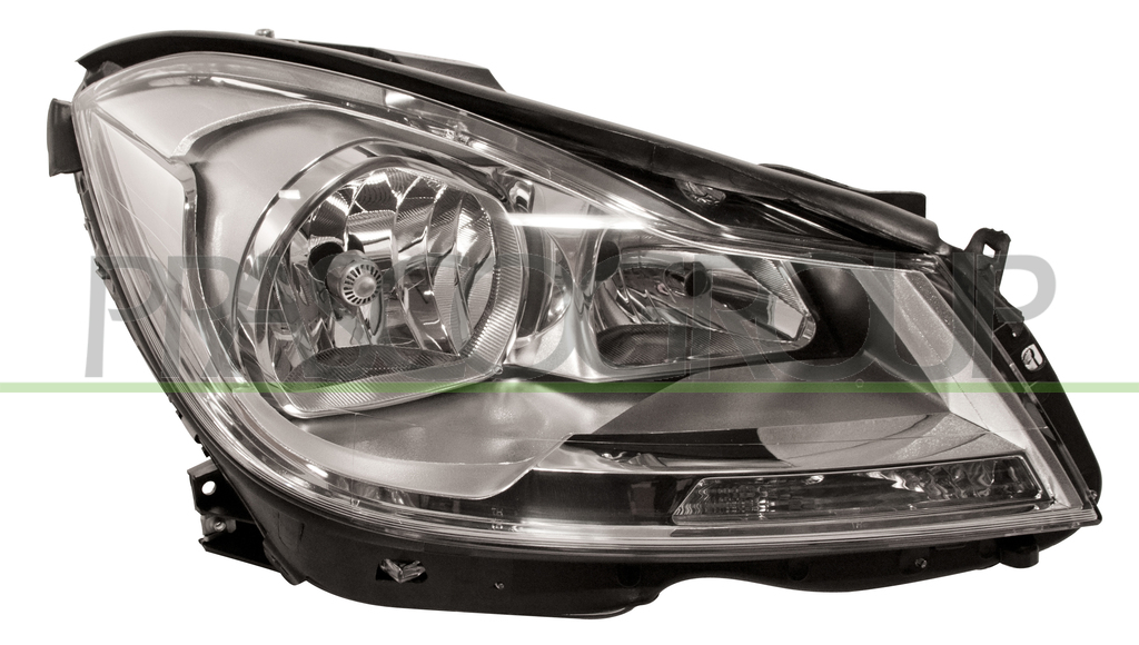 PROIETTORE DESTRO H7+H7-ELETTRICO-CROMATO-CON MOTORE