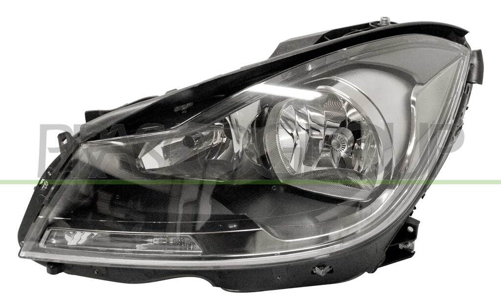 PHARE GAUCHE H7+H7 ELECTRIQUE AVEC MOTEUR-NOIR