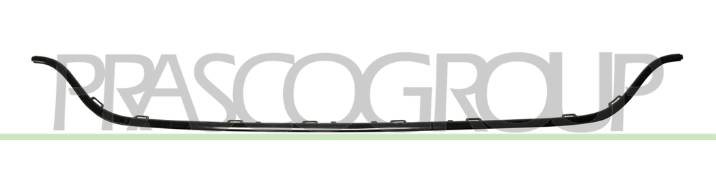 REAR CENTRE BUMPER MOLDING-BLACK-GLOSSY MOD. AMG