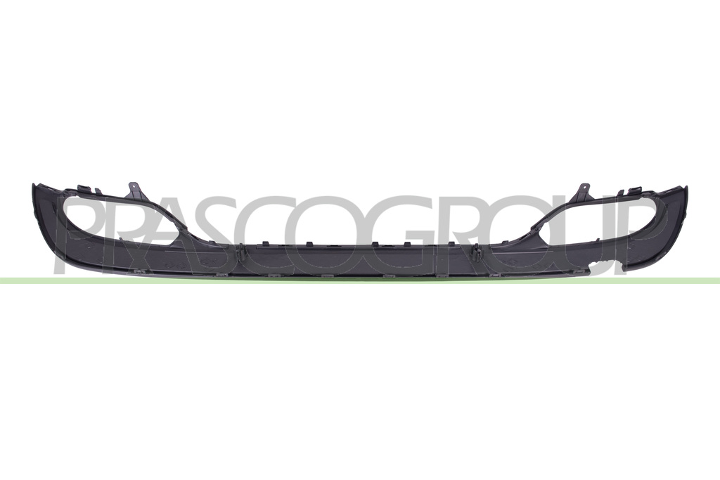 REAR BUMPER SPOILER-BLACK-TEXTURED FINISH MOD. AMG