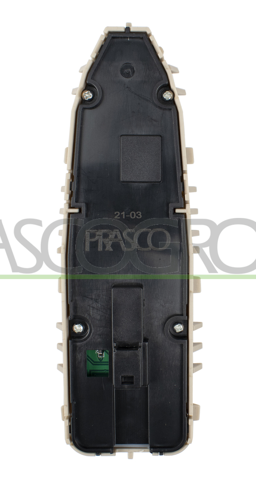 FRONT DOOR LEFT WINDOW REGULATOR PUSH-BUTTON PANEL-BEIGE-4 SWITCHES-WITHOUT FOLDABLE MIRROR FUNCTION-18 PINS