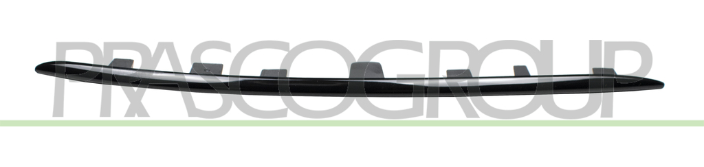 MOLDURA SUPERIOR REJILLA DERECHA-PARACHOQUES DELANTERO-NEGRA BRILLANTE MOD. C43 AMG NIGHT PACK