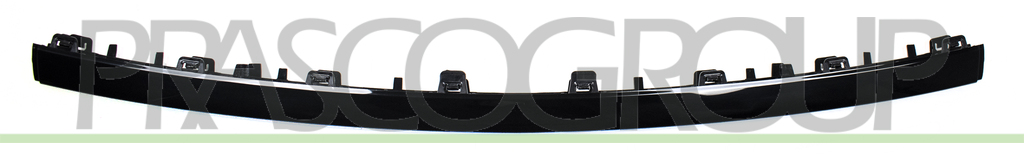 FRONT BUMPER MOLDING-CENTRE-LOWER-BLACK-GLOSSY MOD. C43 AMG