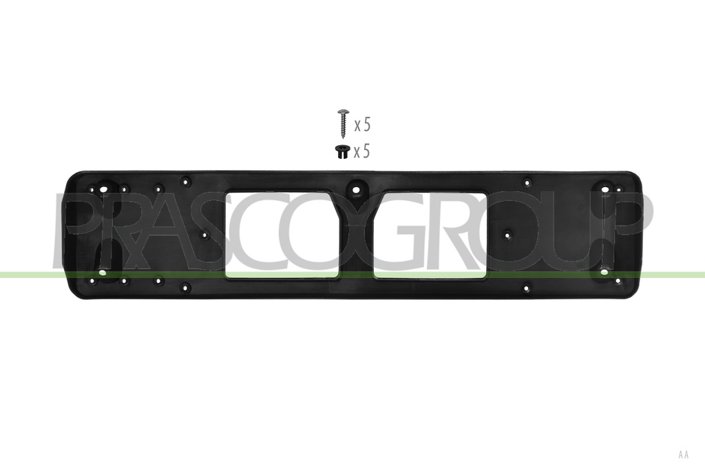 FRONT BUMPER PLATE HOLDER