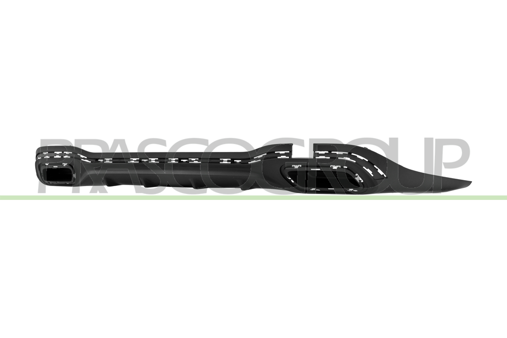 REAR BUMPER SPOILER-BLACK-TEXTURED FINISH MOD. 4 DOOR-AMG