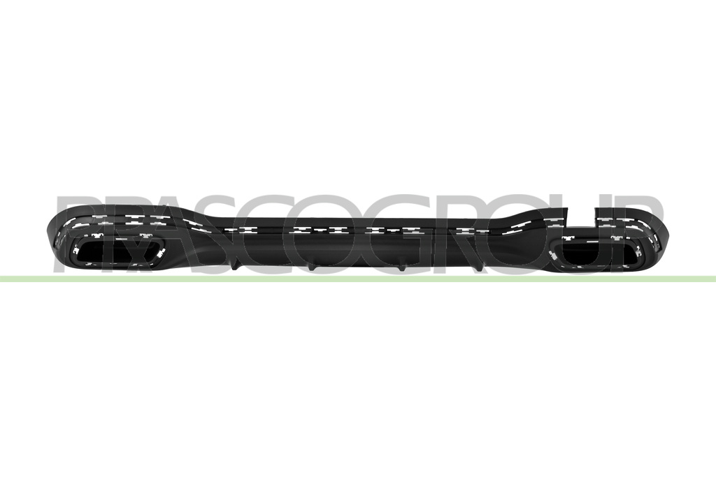 REAR BUMPER SPOILER-BLACK-TEXTURED FINISH MOD. 4 DOOR-AMG
