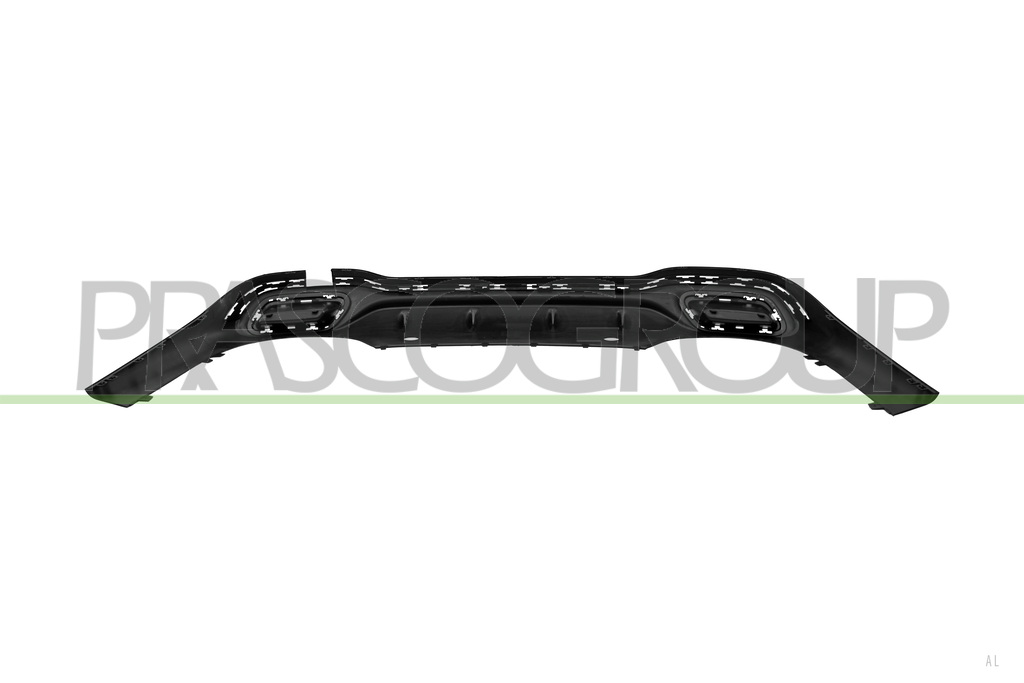 REAR BUMPER SPOILER-BLACK-TEXTURED FINISH MOD. 4 DOOR-AMG
