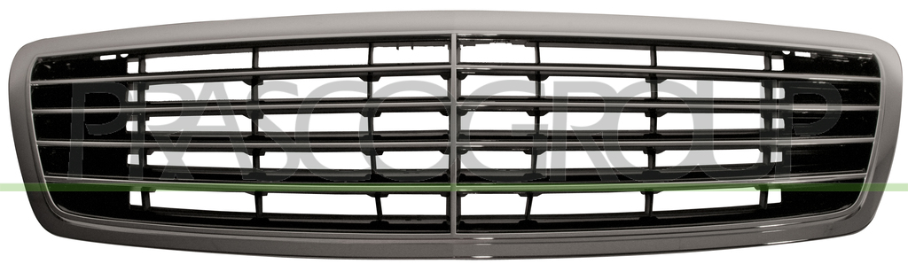 RADIATOR GRILLE-COMPLETE-CHROME-INNER-BLACK