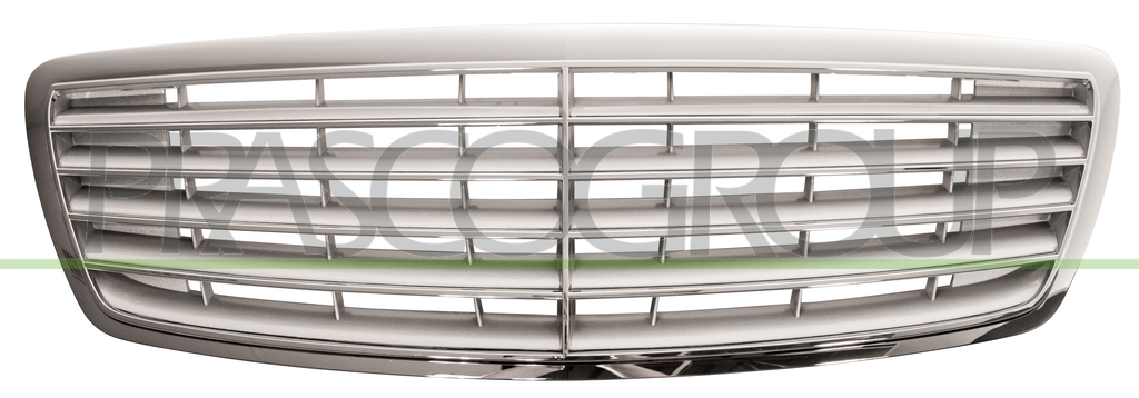 RADIATOR GRILLE-COMPLETE-CHROME-INNER SILVER
