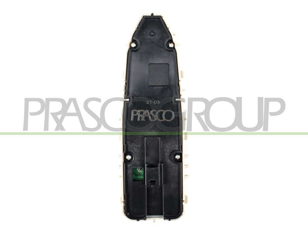FRONT DOOR LEFT WINDOW REGULATOR PUSH-BUTTON PANEL-BEIGE-4 SWITCHES-3 PINS