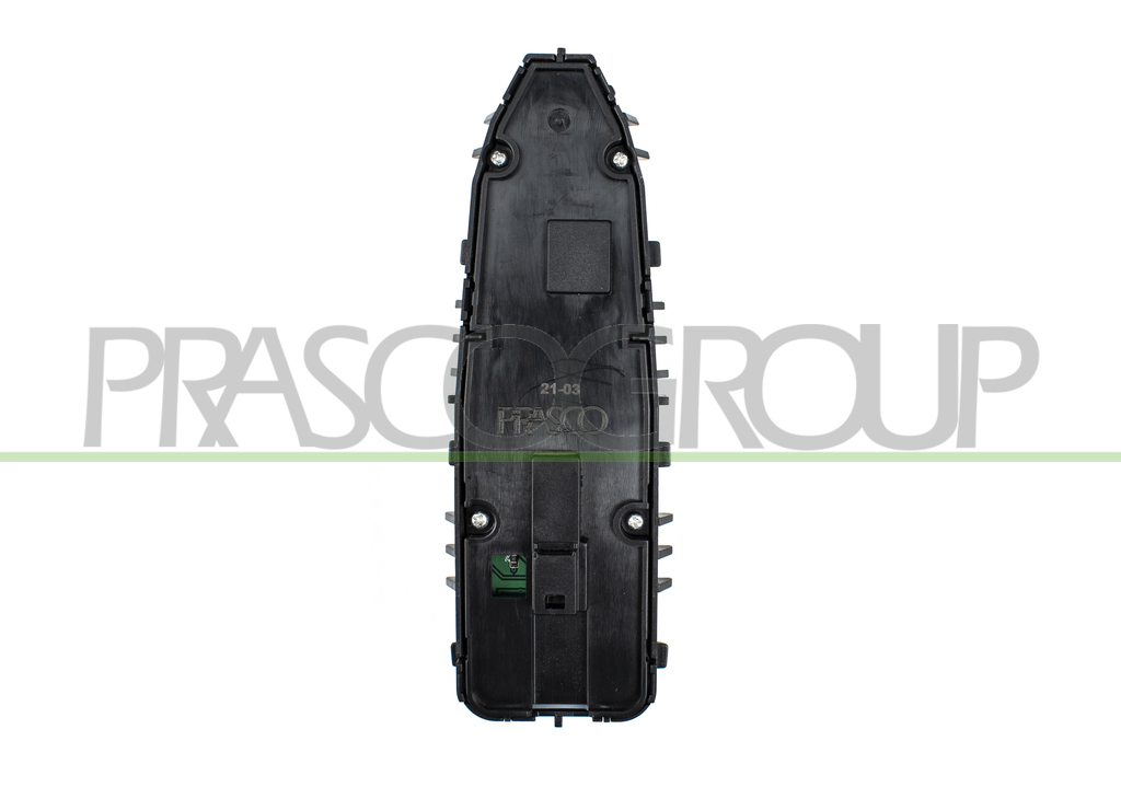 FRONT DOOR LEFT WINDOW REGULATOR PUSH-BUTTON PANEL-GRAY-4 SWITCHES-3 PINS