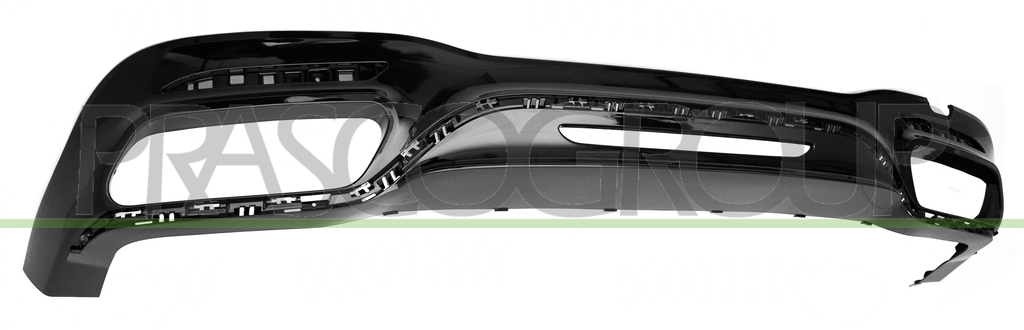 SPOILER PARAURTI POSTERIORE-NERO-LUCIDO MOD. AMG S63