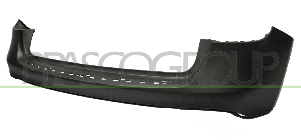 REAR BUMPER-PRIMED-WITH PDC CUTTING MARKS-WITH MOLDING HOLES