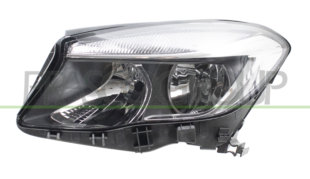 OPTICA IZQUIERDA H7+H15 ELECTRICA-CON MOTOR-NEGRA