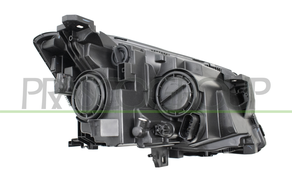 OPTICA IZQUIERDA H7+H15 ELECTRICA-CON MOTOR-NEGRA