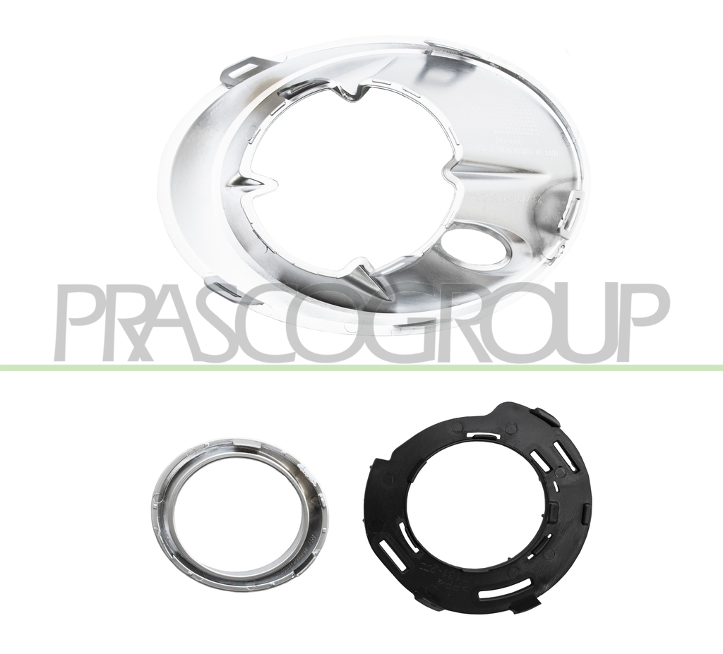FOG LAMP FRAME RIGHT-CHROME