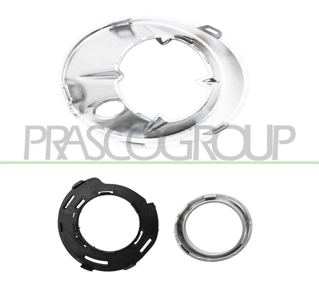 FOG LAMP FRAME LEFT-CHROME