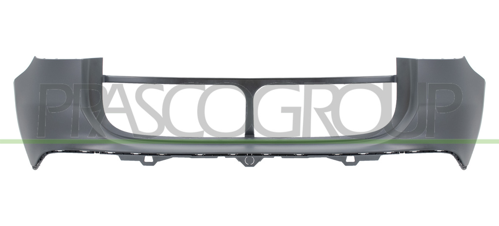 REAR BUMPER-UPPER-PRIMED-WITH CUTTING MARKS FOR PARK ASSIST