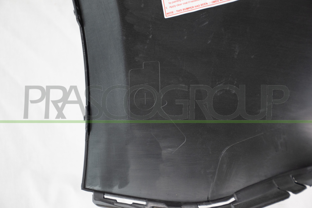 REAR BUMPER-UPPER-PRIMED-WITH CUTTING MARKS FOR PARK ASSIST