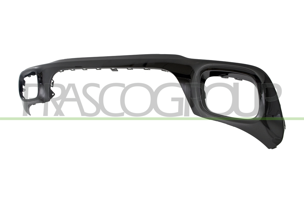 REAR BUMPER MOLDING-CENTRE-BLACK-GLOSSY