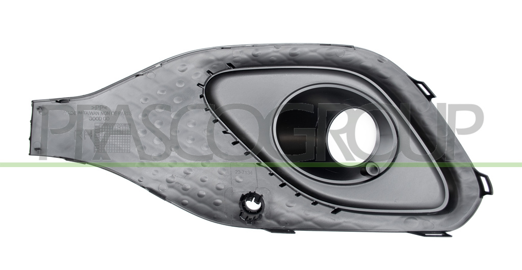 BUMPER GRILLE RIGHT-BLACK-WITH PDC
