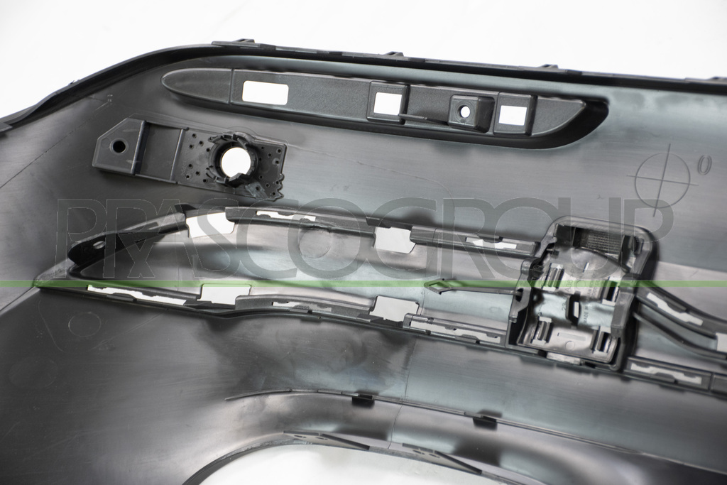 REAR BUMPER SPOILER-BLACK-TEXTURED FINISH-WITH PDC+SENSOR HOLDERS