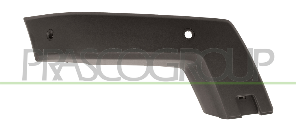 MODANATURA DESTRA PARAURTI ANTERIORE-NERA-GOFFRATA-CON FORI PDC+SUPPORTI MOD. OFF-ROAD