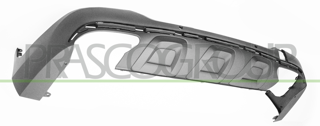 SPOILER PARAURTI POSTERIORE-NERO-GOFFRATO MOD. AMG/SPORT