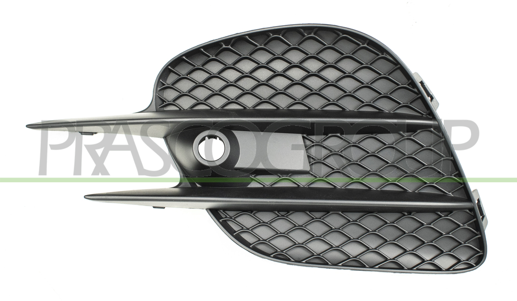 BUMPER GRILLE LEFT-BLACK-WITH PDC+SENSOR HOLDER MOD. AMG