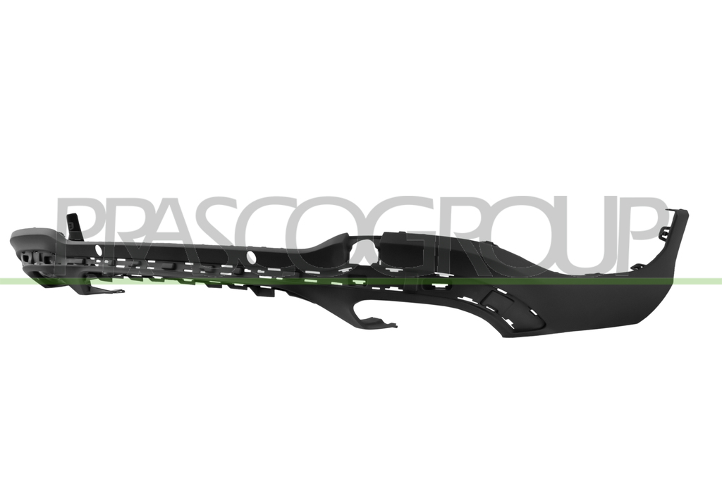 SPOILER STOSSTANGE HINTEN-SCHWARZ-GENARBT-MIT MARKIERUNG FUER PDC MOD. AMG