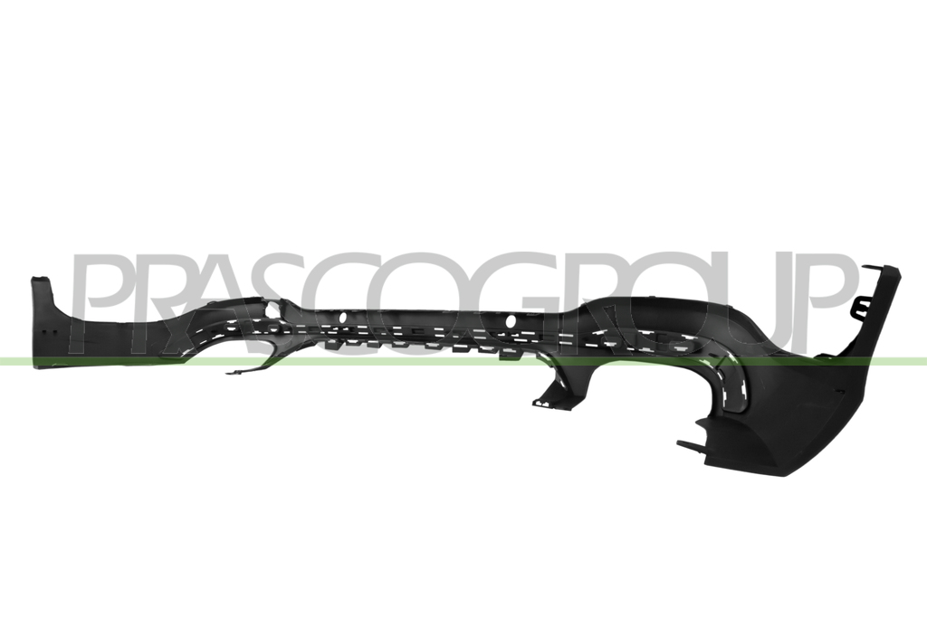 SPOILER STOSSTANGE HINTEN-SCHWARZ-GENARBT-MIT MARKIERUNG FUER PDC MOD. AMG
