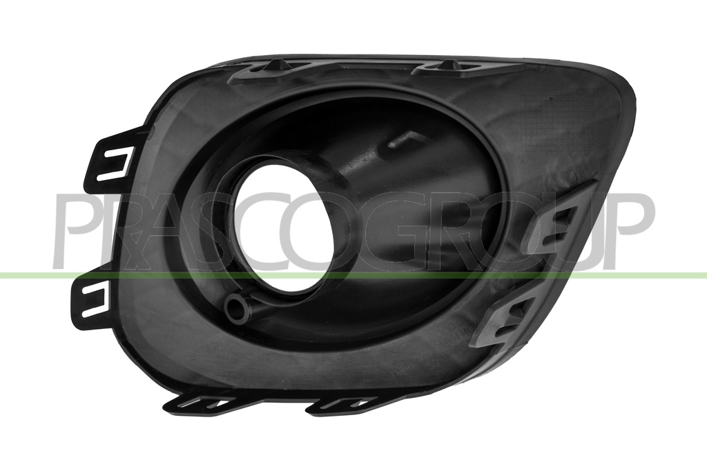 FRONT BUMPER GRILLE LEFT-BLACK-TEXTURED FINISH-WITH FOG LAMP HOLE