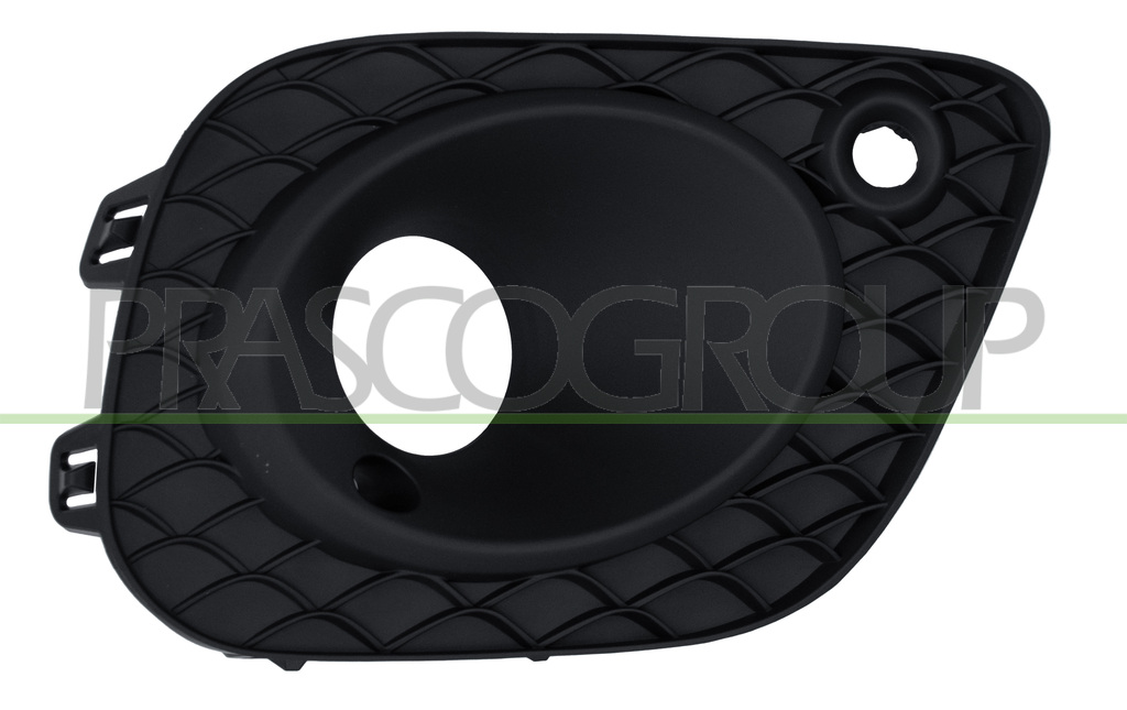FRONT BUMPER RIGHT-GRILLE BLACK-TEXTURED FINISH-WITH FOG LAMP HOLE-WITH PDC HOLE+SENSOR HOLD