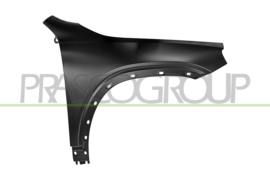 FRONT FENDER RIGHT-WITH WING EXTENSION HOLES