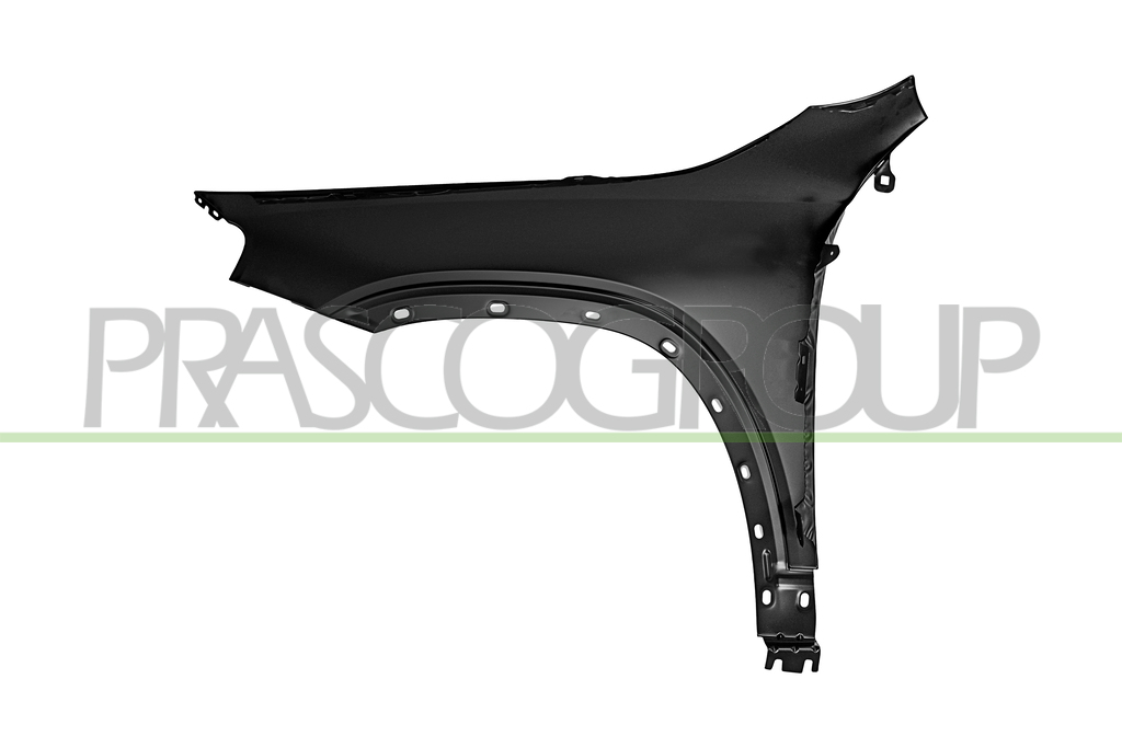 FRONT FENDER RIGHT-WITH WING EXTENSION HOLES
