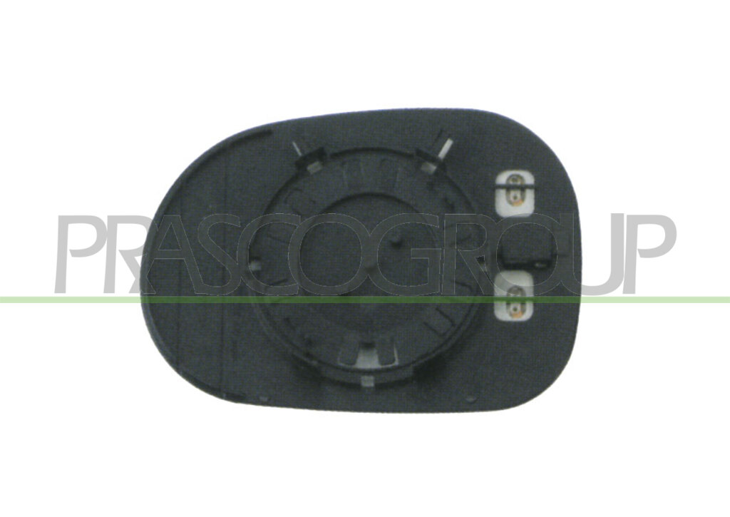 MIRROR GLASS BASE LEFT-HEATED-FLAT