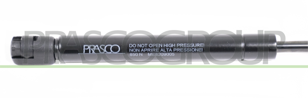 BONNET GAS SPRING RIGHT/LEFT-850 N-L 234 mm-S 52 mm-Ø 18 mm-Ø 8 mm