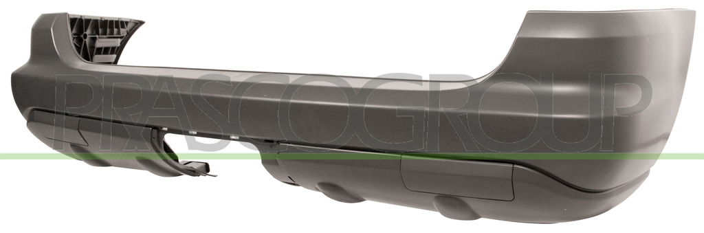 REAR BUMPER-PRIMED-WITHOUT PDC-WITH 2 TOW HOOK COVERS