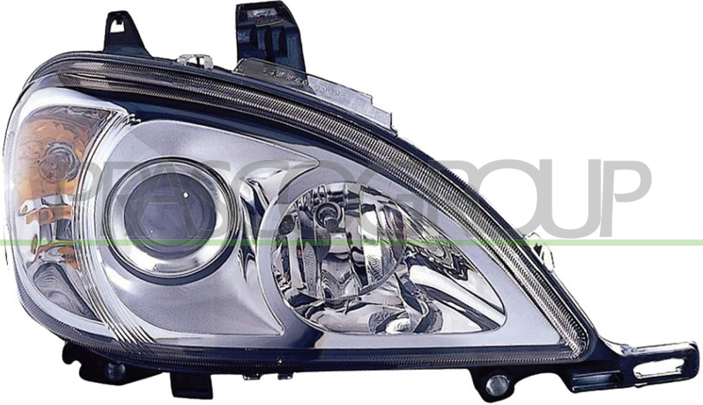 HEADLAMP RIGHT H7+H7 ELECTRIC-WITH MOTOR