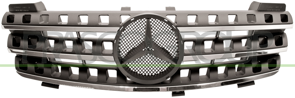 GRILLE CALANDRE NOIRE AVEC MOULURE CHROMEE'