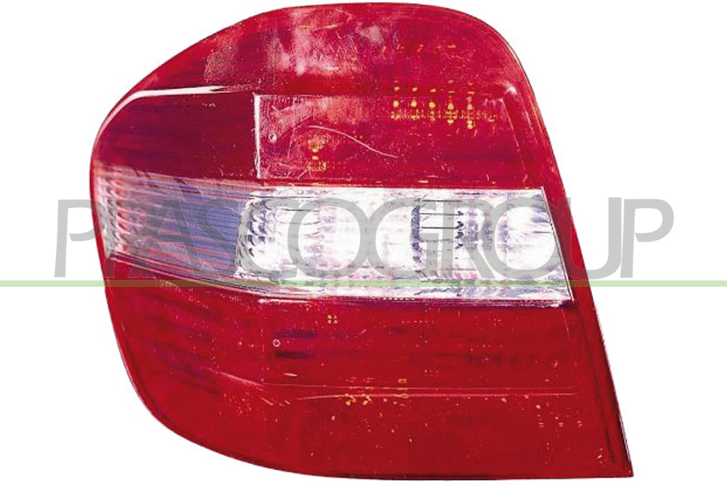 RUECKLEUCHTE RECHTS-OHNE FASSUNG-ROT-WEISS-GRAUE BASIS
