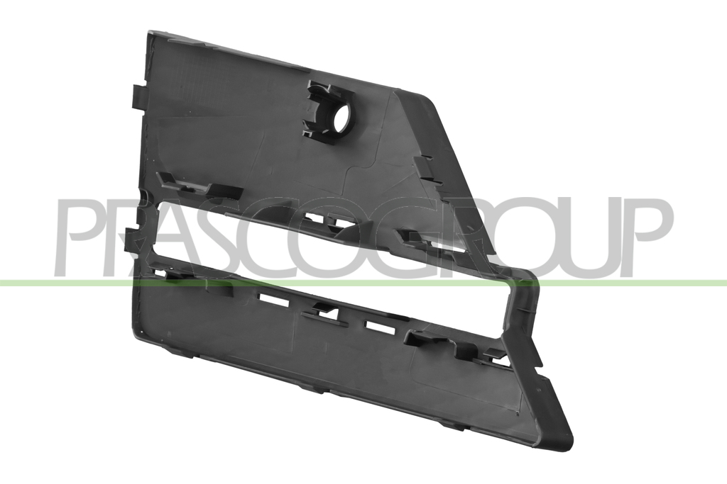BUMPER GRILLE RIGHT-BLACK-WITH DAY RUN LIGHT LED HOLE-WITH PDC HOLE+SENSOR HOLDER MOD. AMG