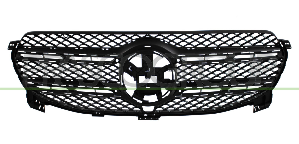GRILLE CALANDRE NOIRE-AVEC TROU CAMERA 