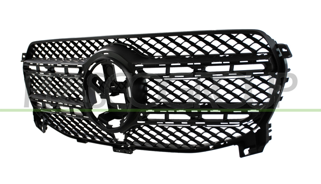 GRILLE CALANDRE NOIRE-AVEC TROU CAMERA 