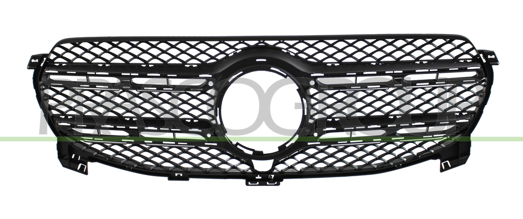 GRILLE DE CALANDRE-NOIRE-AVEC REGULATEUR DE VITESSE-AVEC TROU CAMERA