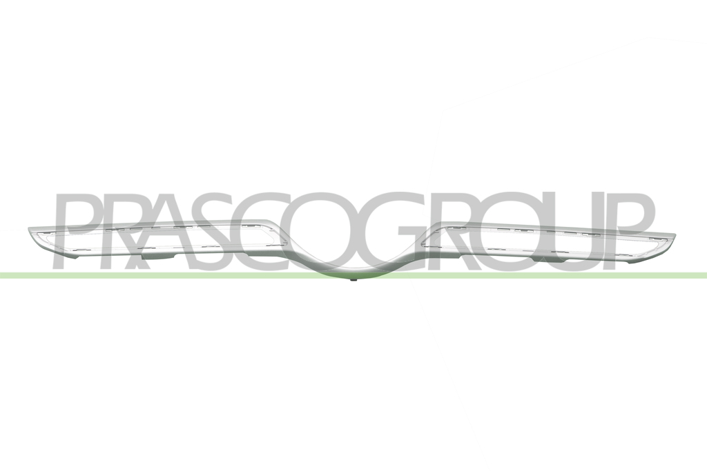 MOULURE INFERIEUR ARGENT DE GRILLE DE CALANDRE