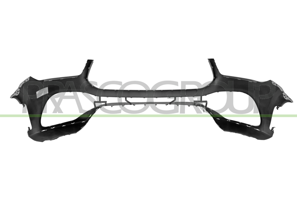 FRONT BUMPER-PRIMED-WITH TOW HOOK COVER-WITH CUTTING MARKS FOR PDC