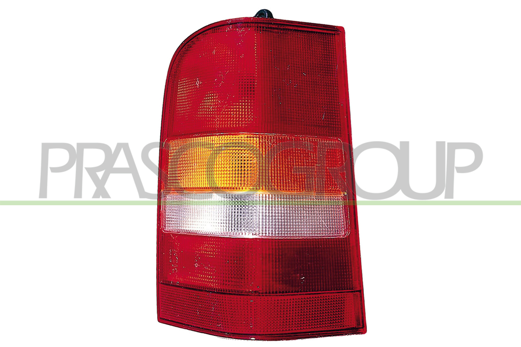 FEU D'AILE ARRIERE DROIT SANS PORTE LAMPE MOD. ORANGE/BLANC