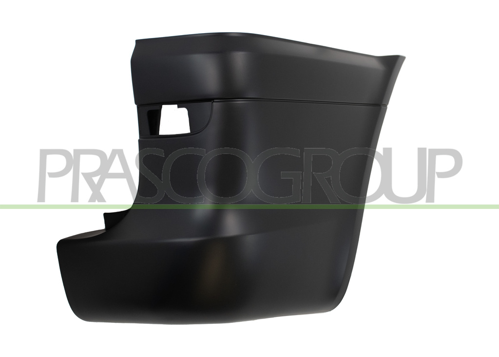 REAR BUMPER END CUP RIGHT-PRIMED-WITH REFLECTOR HOLE